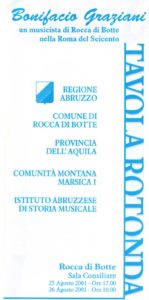 Bonifacio Graziani. Un musicista di Rocca di Botte nella Roma del Seicento