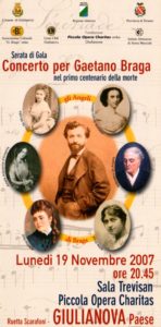 Concerto per Gaetano Braga nel primo centenario della morte