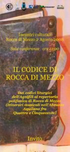 Il codice di Rocca di Mezzo